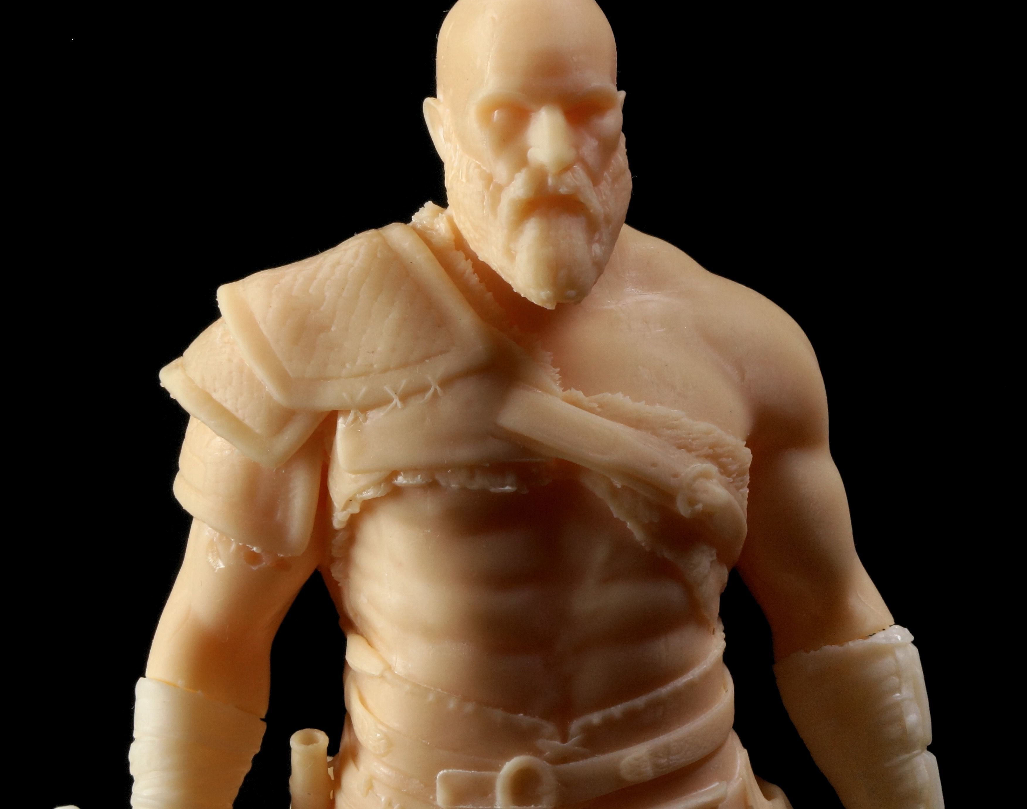 Kratos God of War 2018 3D print model_20