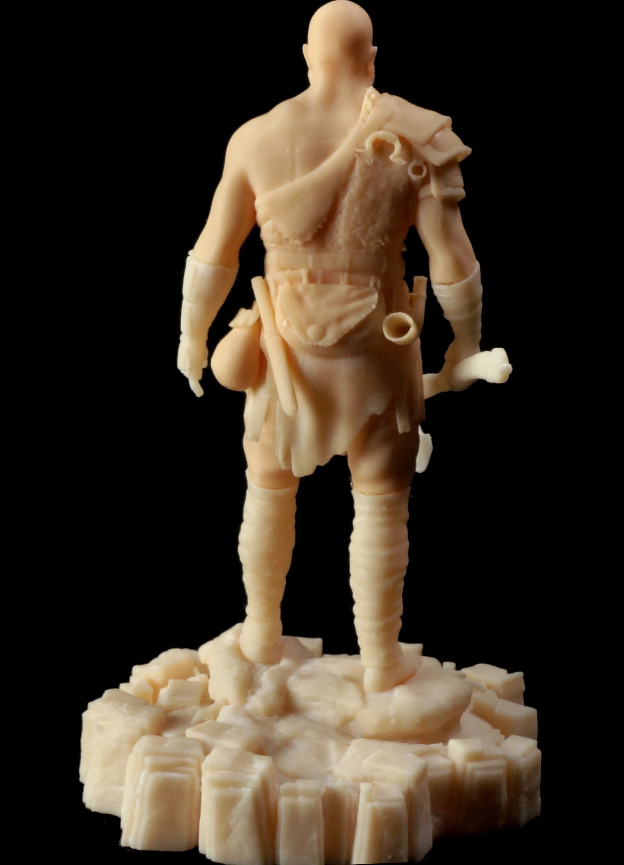 Kratos God of War 2018 3D print model_15