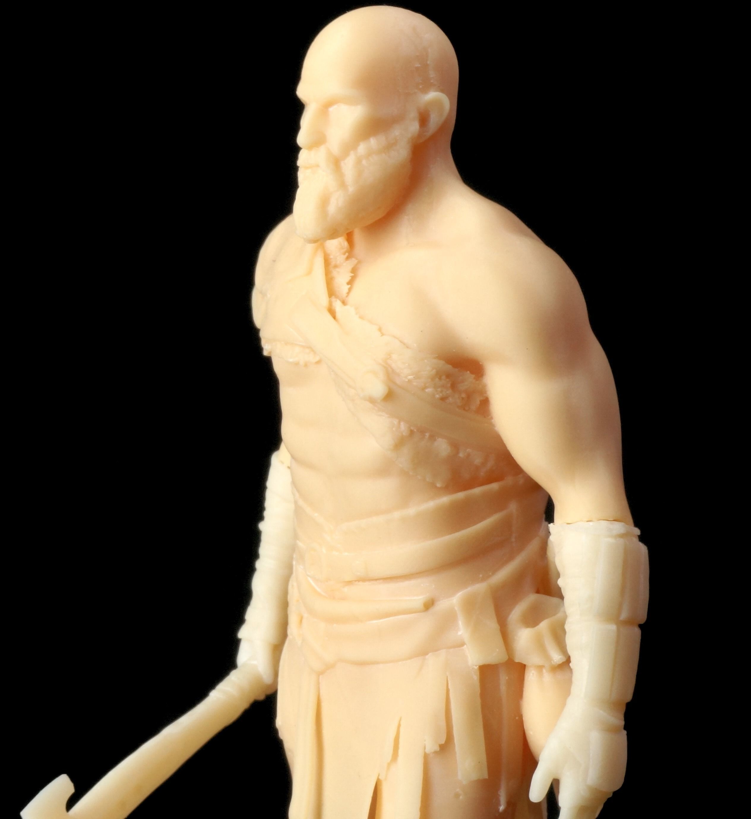 Kratos God of War 2018 3D print model_22