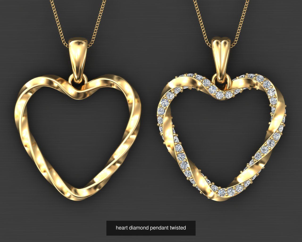 10 heart pendant collection valentine _3