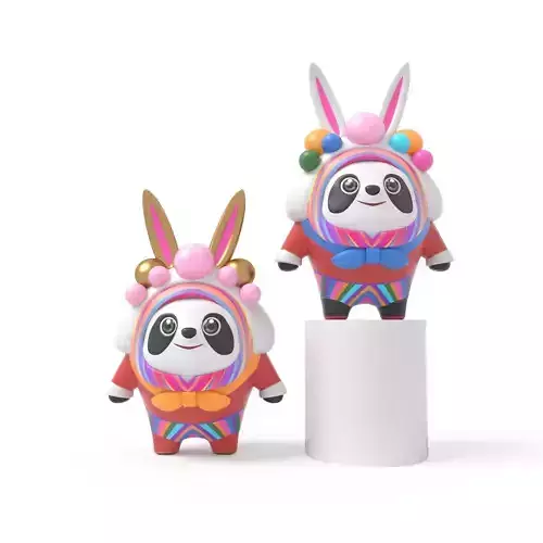 Rabbit pier toy model