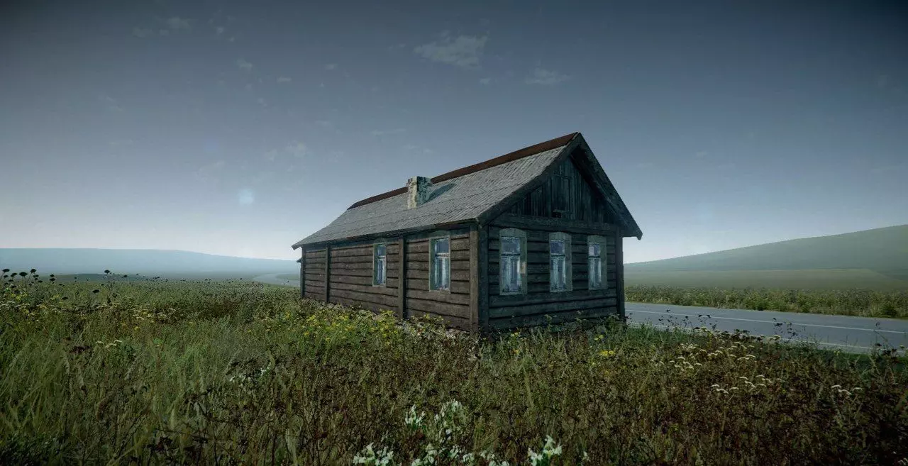 Village House Low-poly 3D model