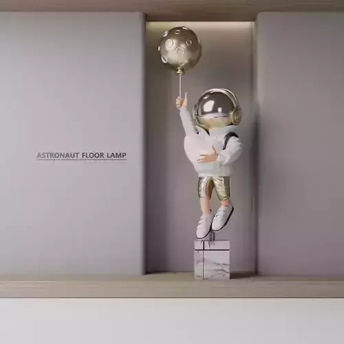 Astronaut floor lamp