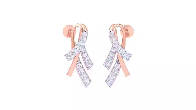 Women Long Earrings 3dm STL OBJ FBX Renders Details