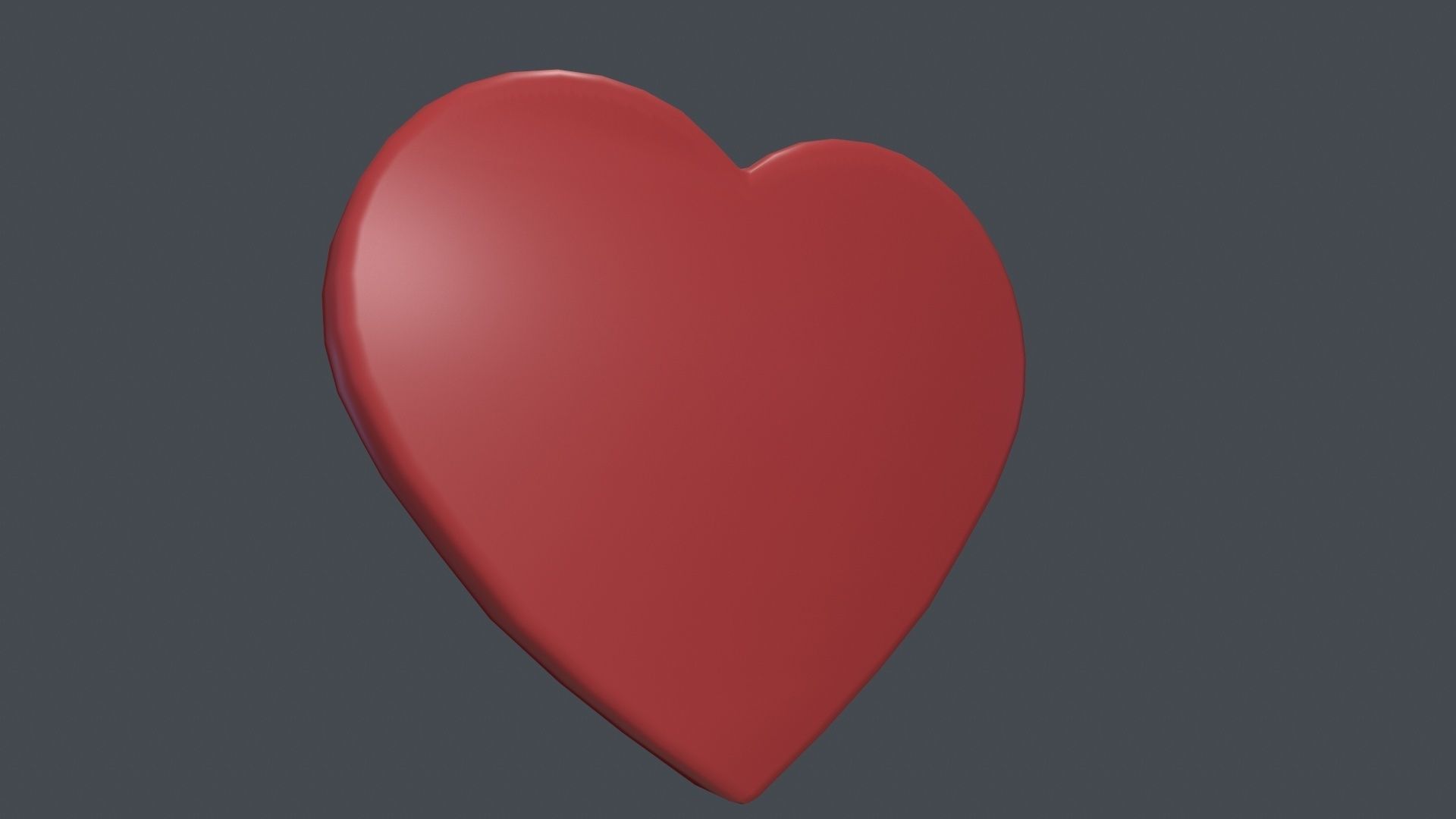 Web Icon Love 3D Model Low-poly 3D model_2