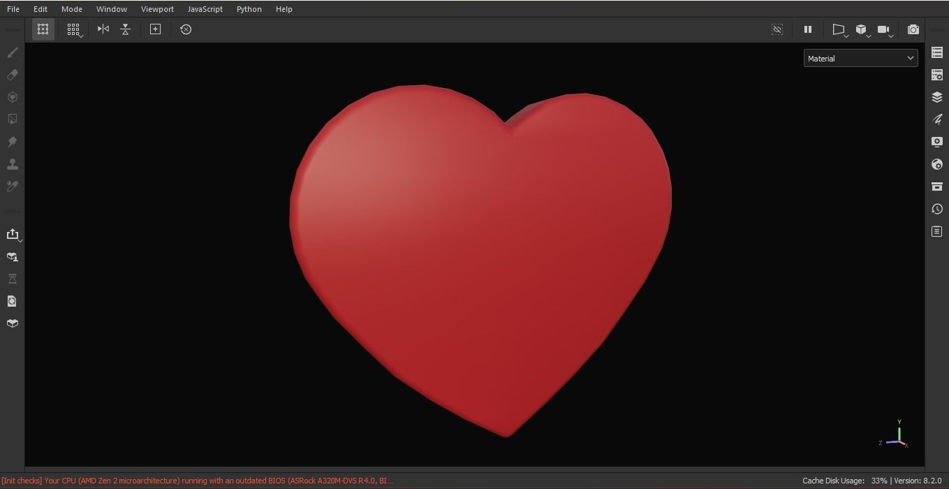 Web Icon Love 3D Model Low-poly 3D model_6