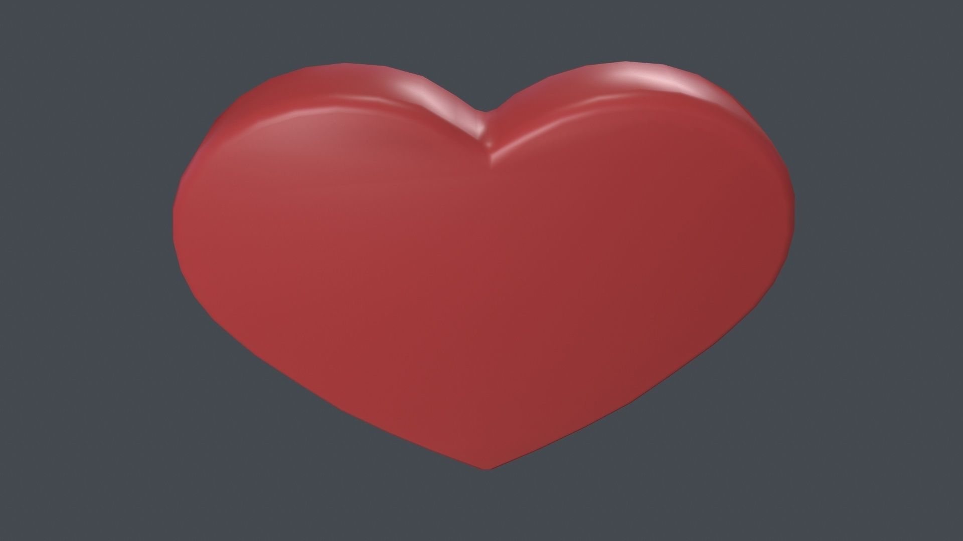 Web Icon Love 3D Model Low-poly 3D model_4