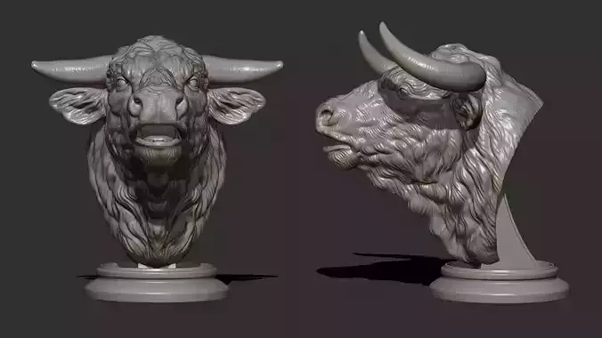 Bull bellows 3D print model