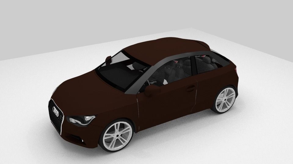AUDI A1  3D model_1