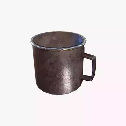 Old Cup Free low-poly 3D model