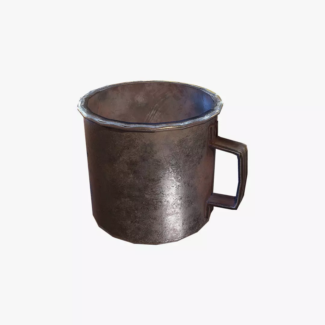 Old Cup Free low-poly 3D model