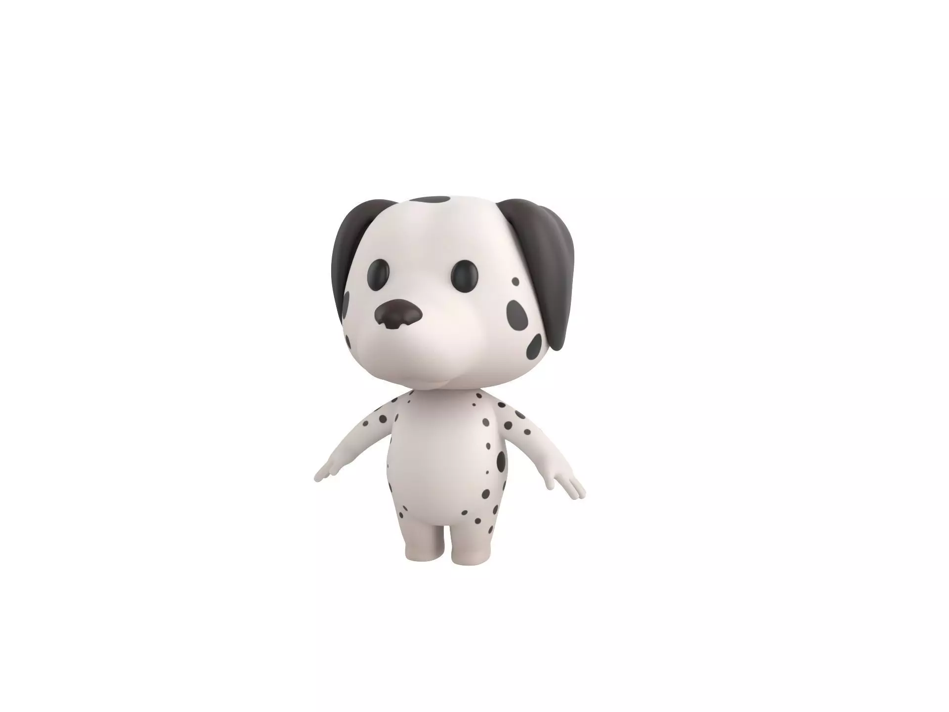 Character209 Dalmatian Dog 3D model
