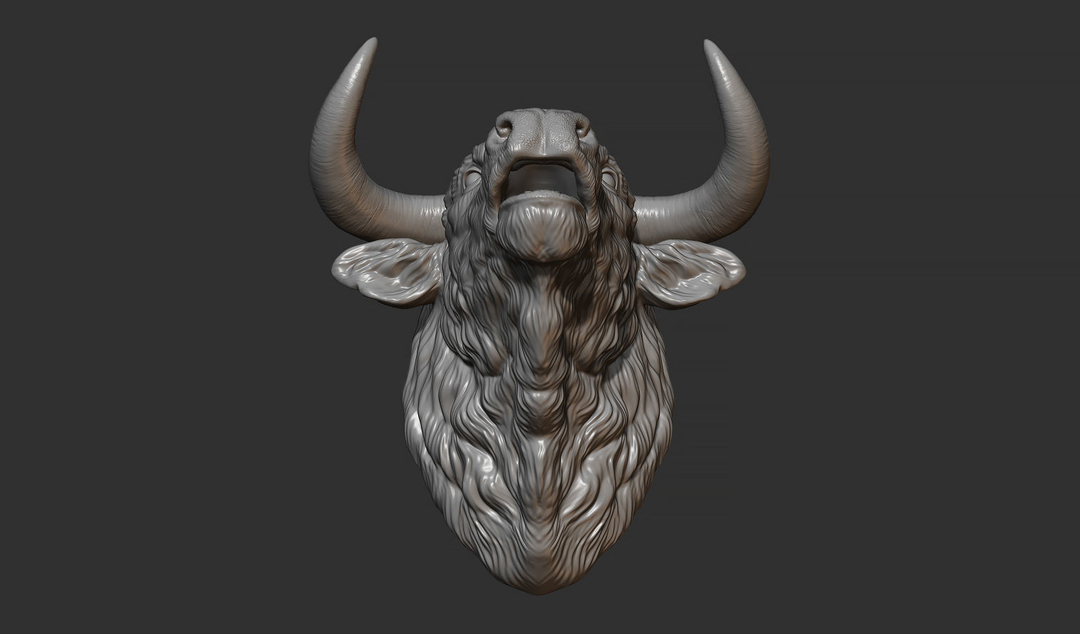Bull head bellows 3D print model_13