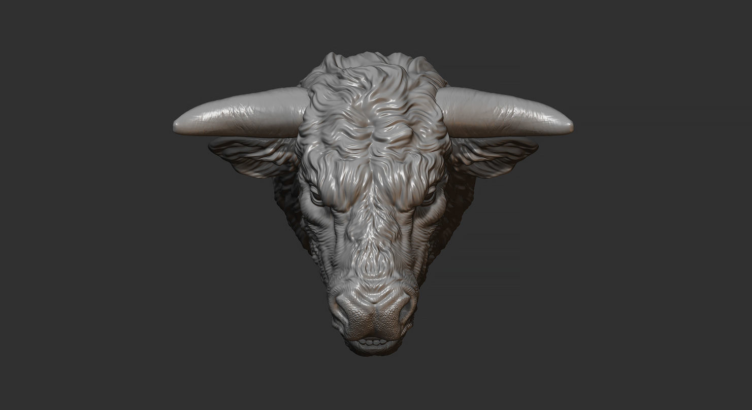 Bull head bellows 3D print model_8