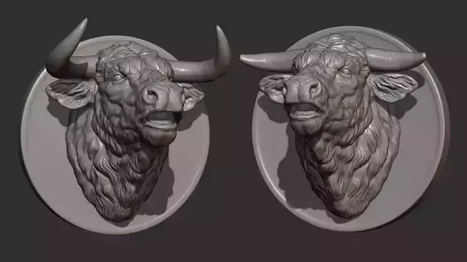 Bull head bellows 3D print model