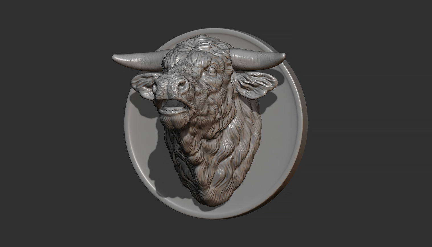 Bull head bellows 3D print model_2