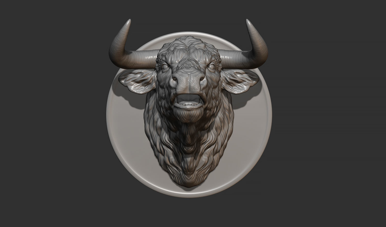 Bull head bellows 3D print model_1