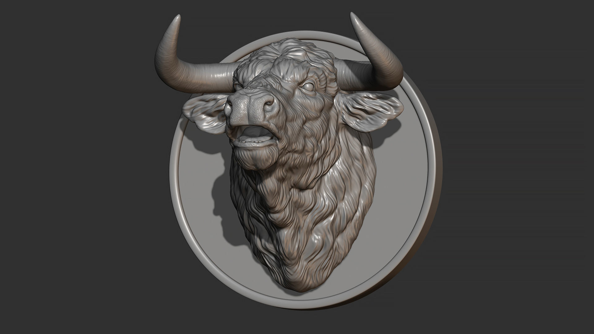 Bull head bellows 3D print model_4