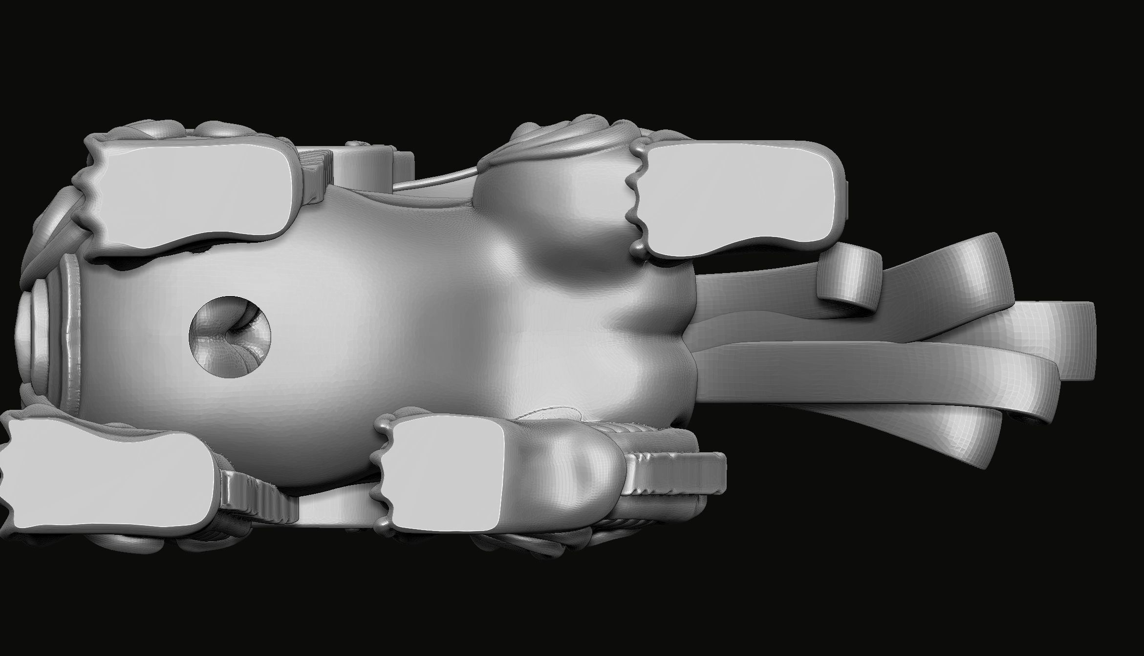 Pixiu Statue 3D print model_4