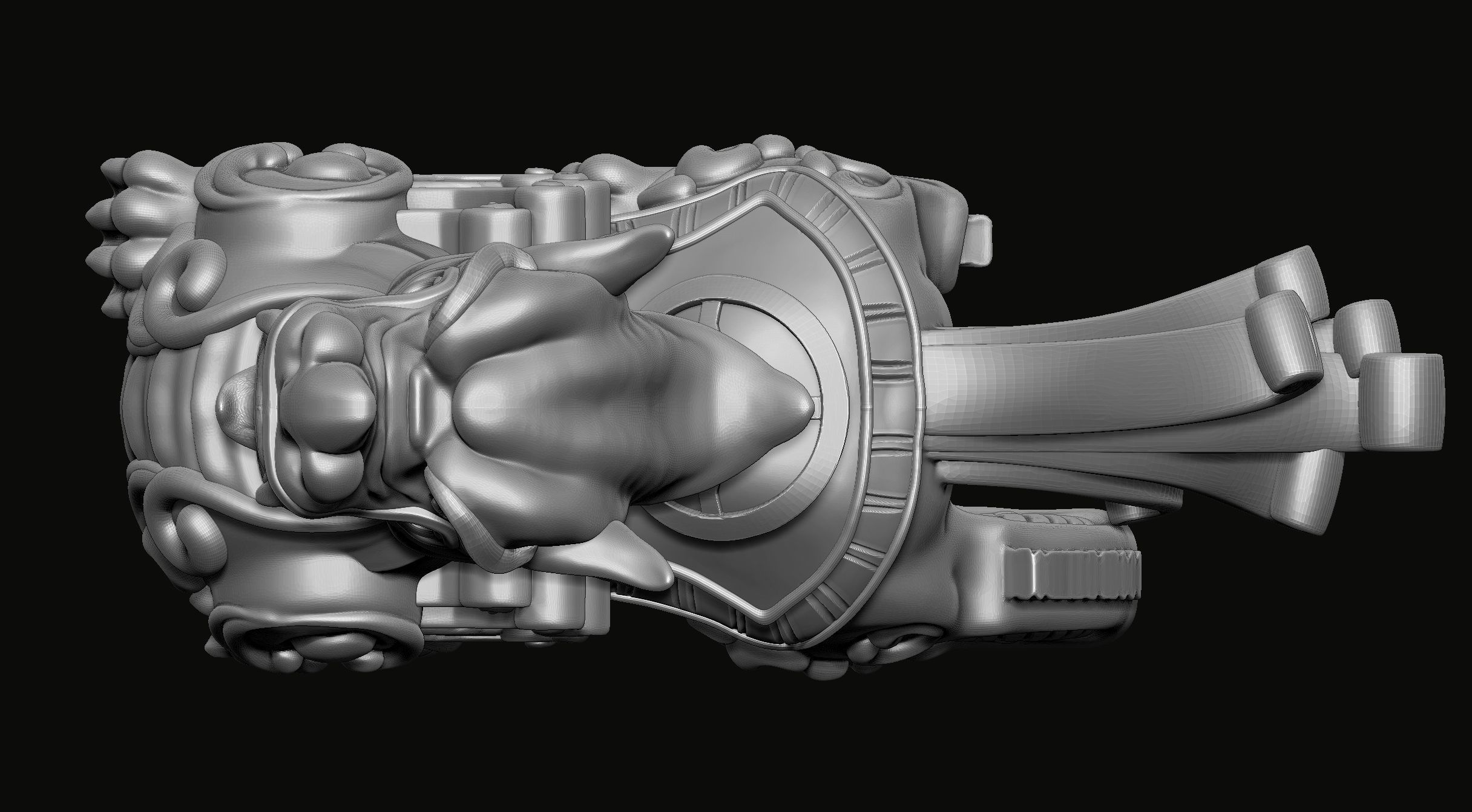 Pixiu Statue 3D print model_2