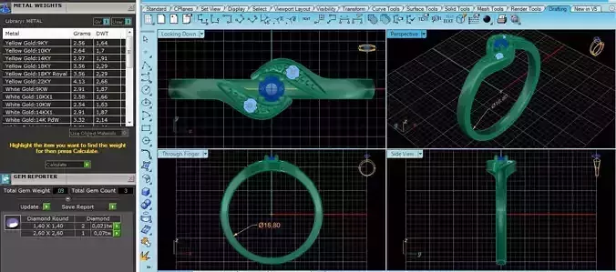 twist engagement ring