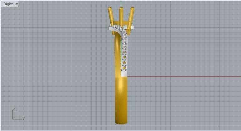 twist engagement ring 3D print model_2