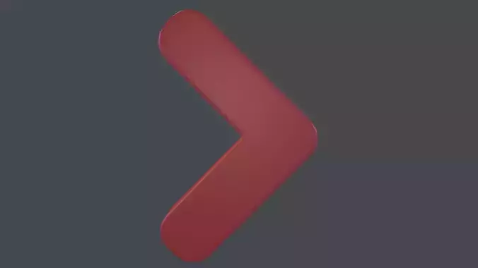 Web Icon Arrow 3D Model Low-poly 3D model