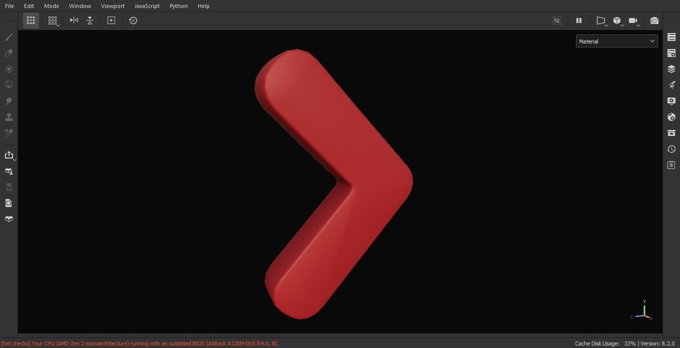 Web Icon Arrow 3D Model Low-poly 3D model_6