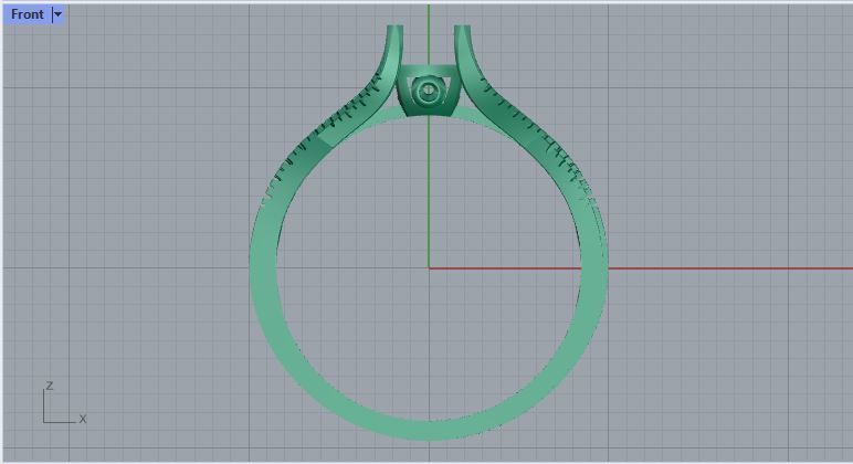 engagement ring 3D print model_11