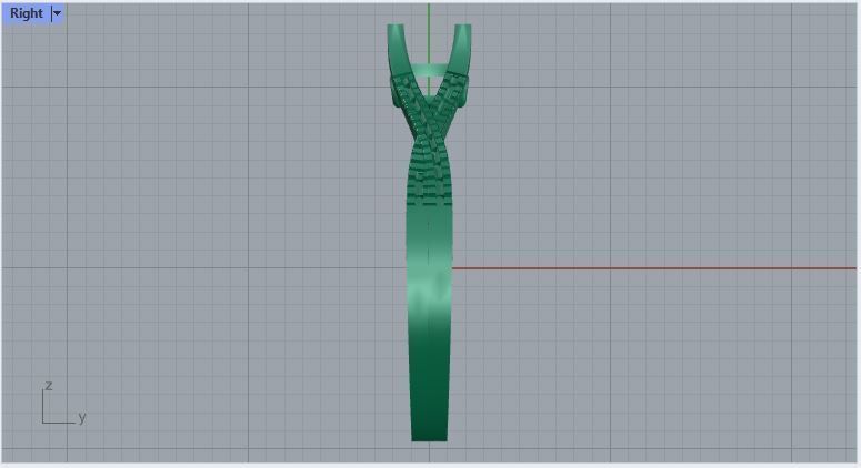 engagement ring 3D print model_12