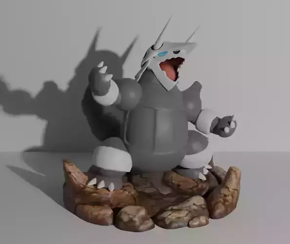Aggron pokemon 3D print model