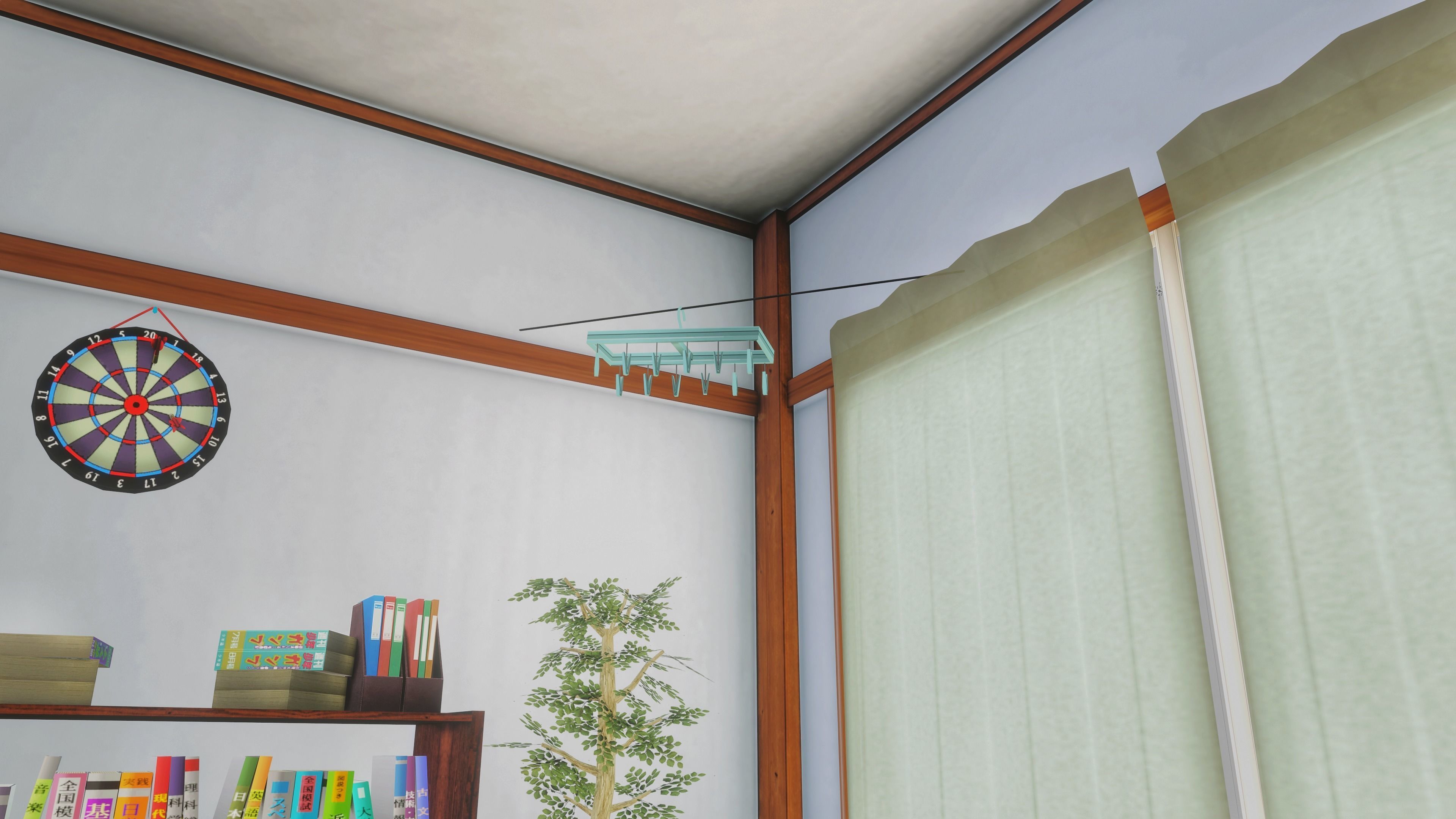 TEEN JAPANESE ROOM  Low-poly 3D model_6