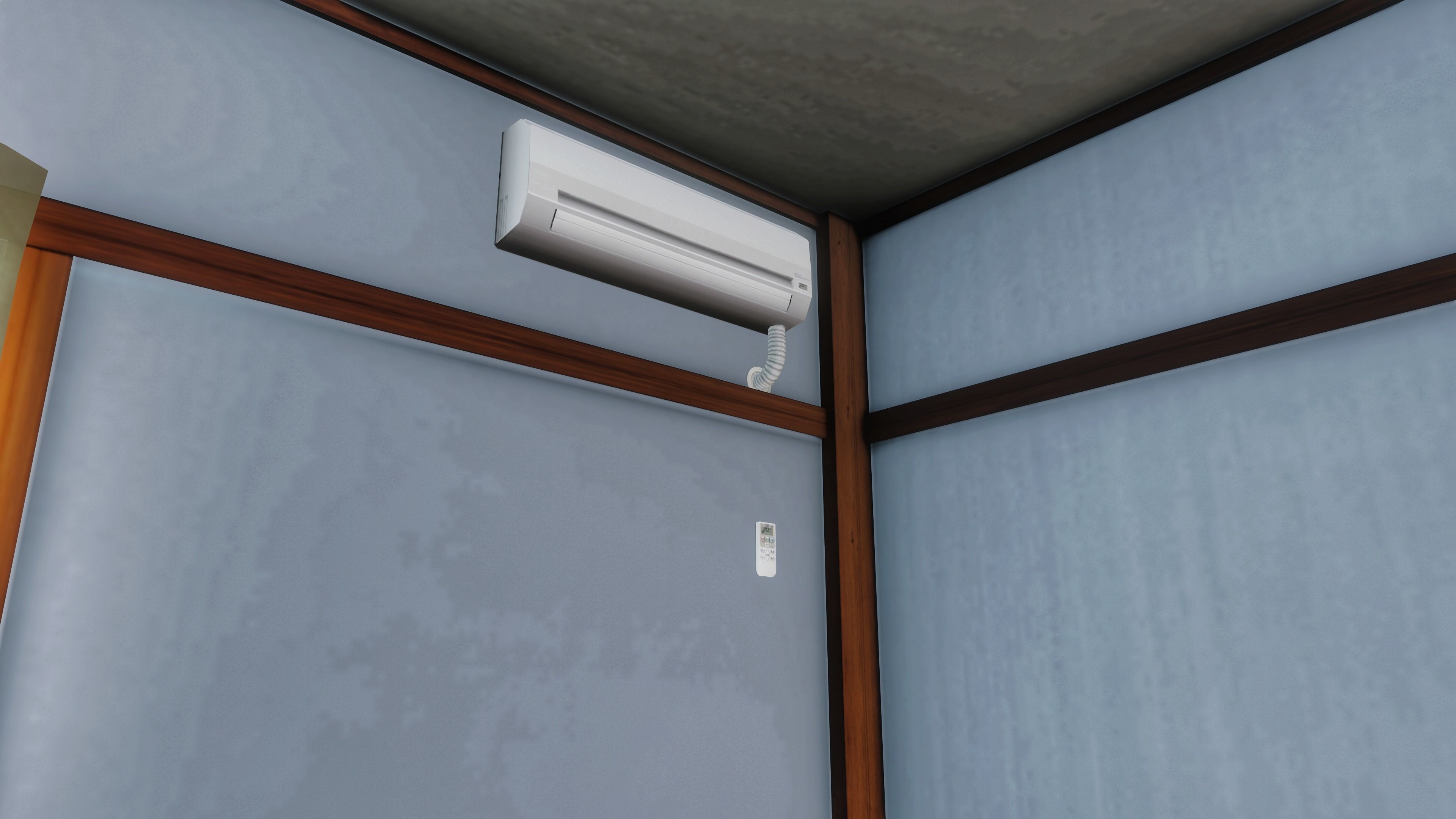 TEEN JAPANESE ROOM  Low-poly 3D model_7