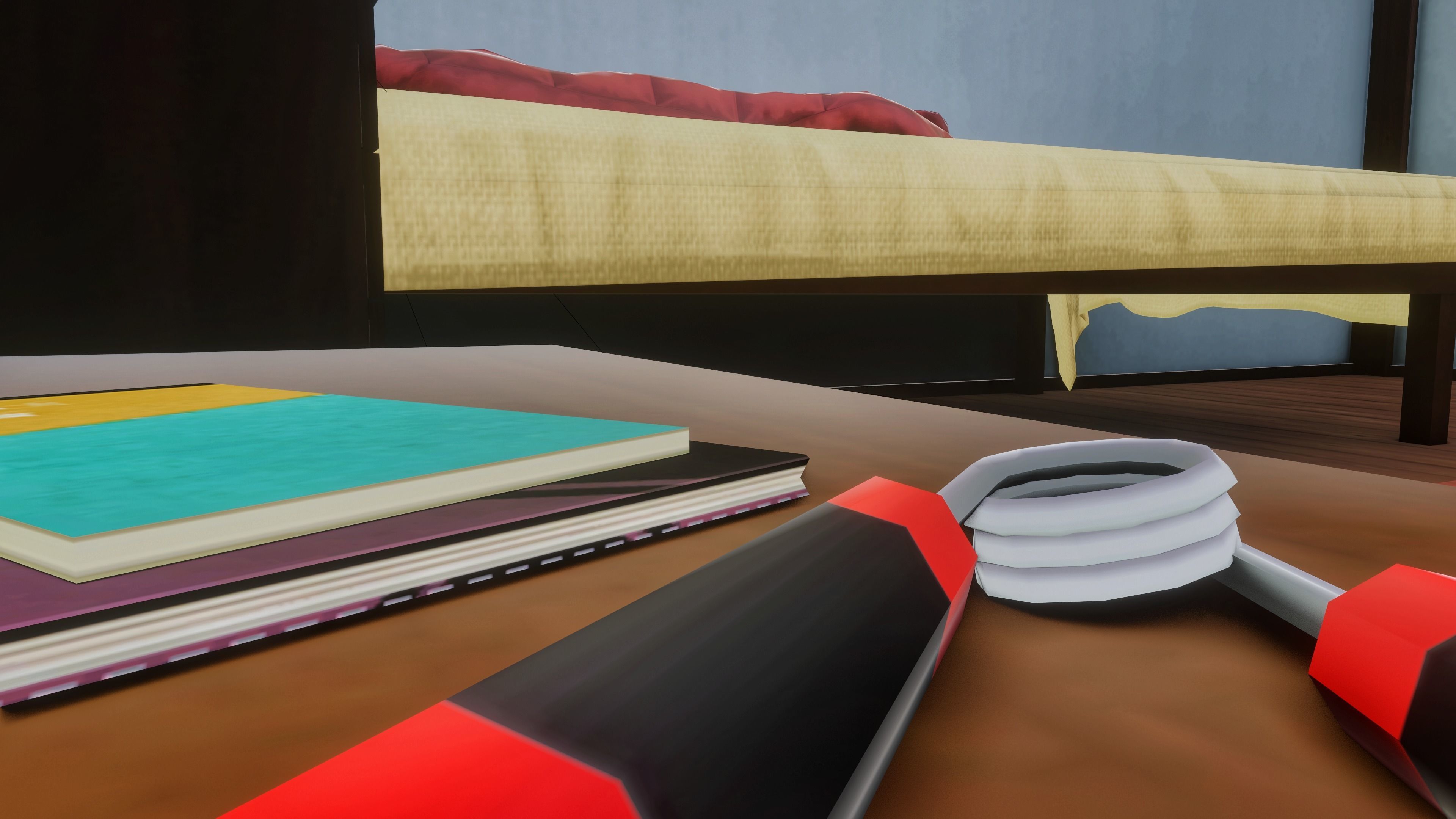 TEEN JAPANESE ROOM  Low-poly 3D model_10