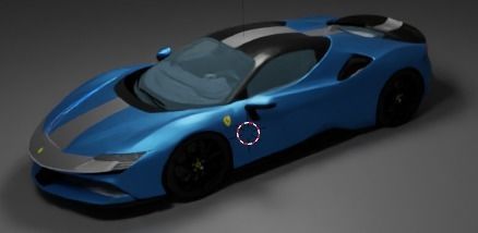 Ferrari SF90 Spider Low-poly 3D model_20