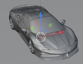 Ferrari SF90 Spider Low-poly 3D model_15