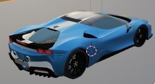 Ferrari SF90 Spider Low-poly 3D model_17