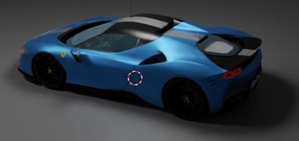 Ferrari SF90 Spider Low-poly 3D model_19