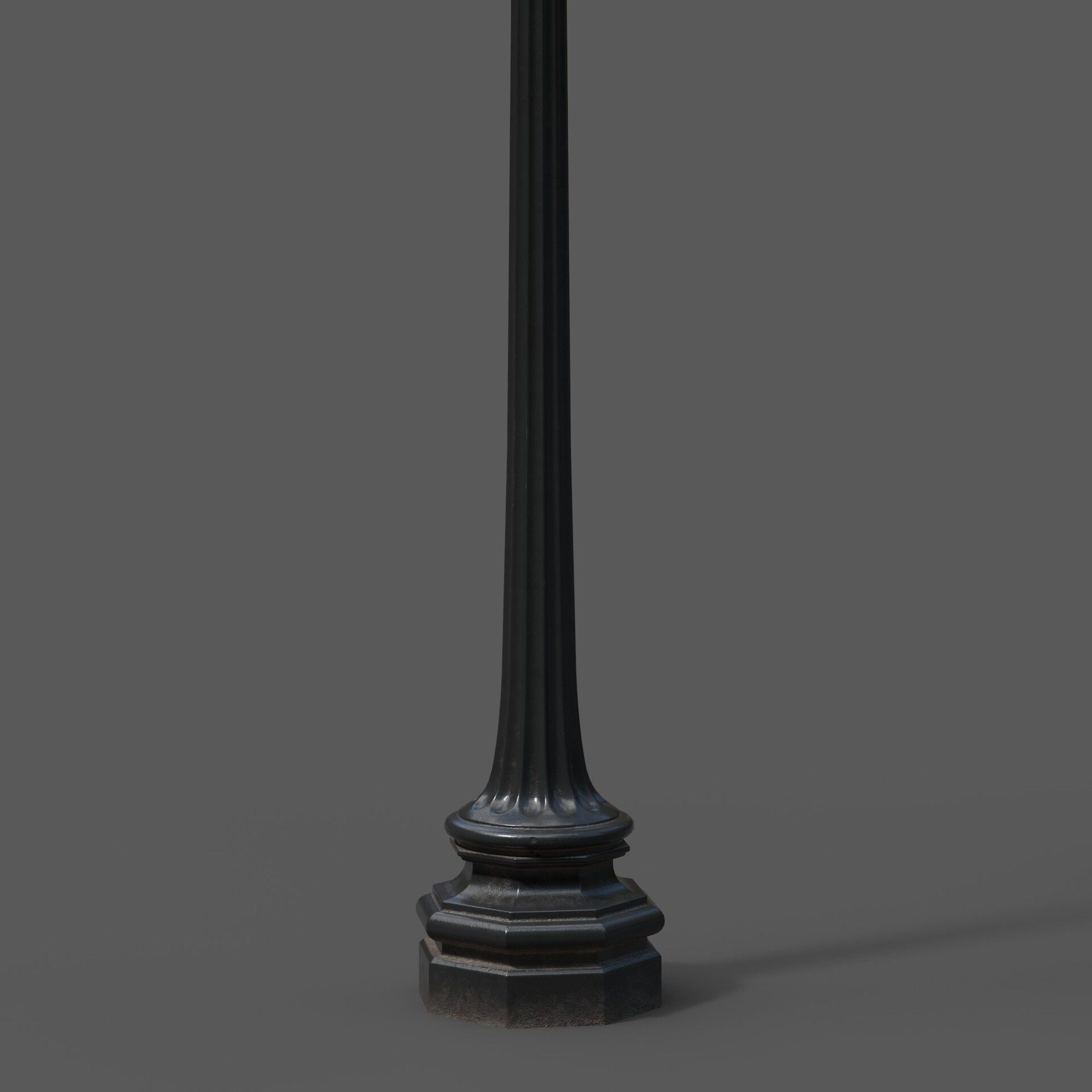 Victorian Lamp Post 3D model_3