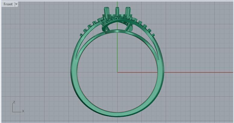 twist engagement ring 3D print model_10