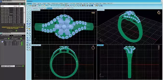 twist engagement ring