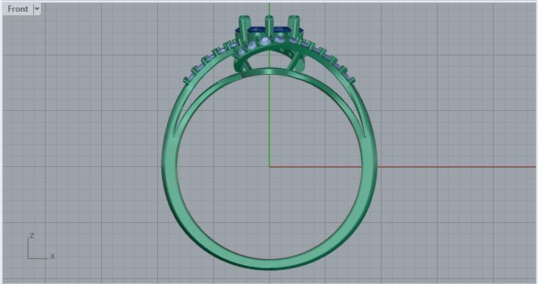 twist engagement ring 3D print model_5