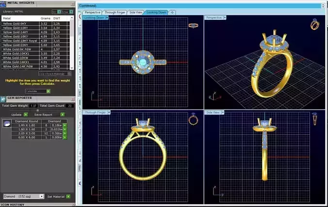 halo engagement ring
