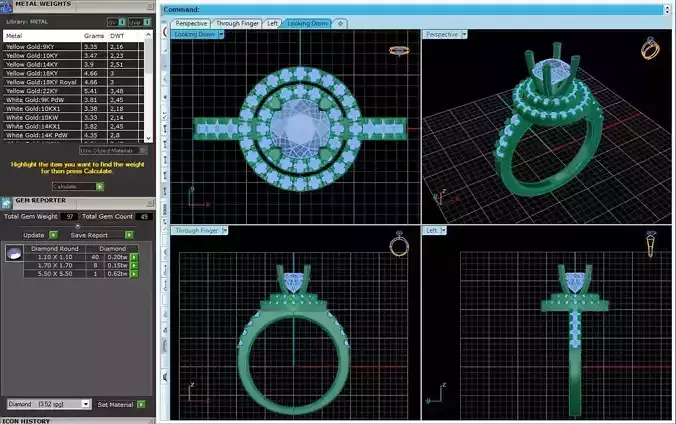 halo engagement ring