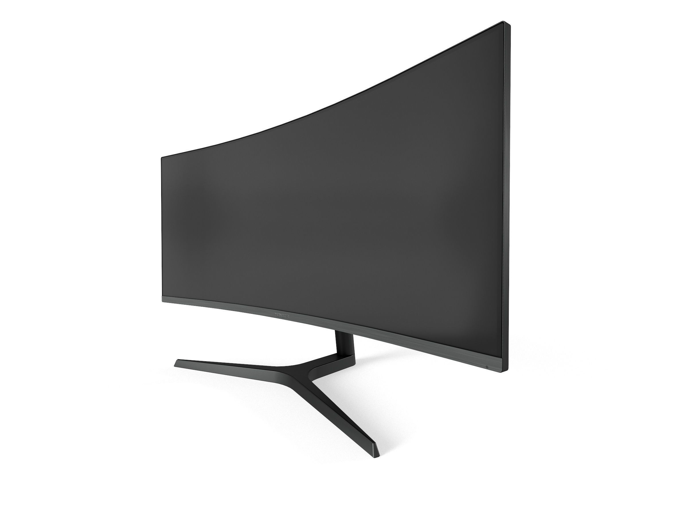 Samsung CH89WG Curved Monitor Game Asset Low-poly 3D model_1
