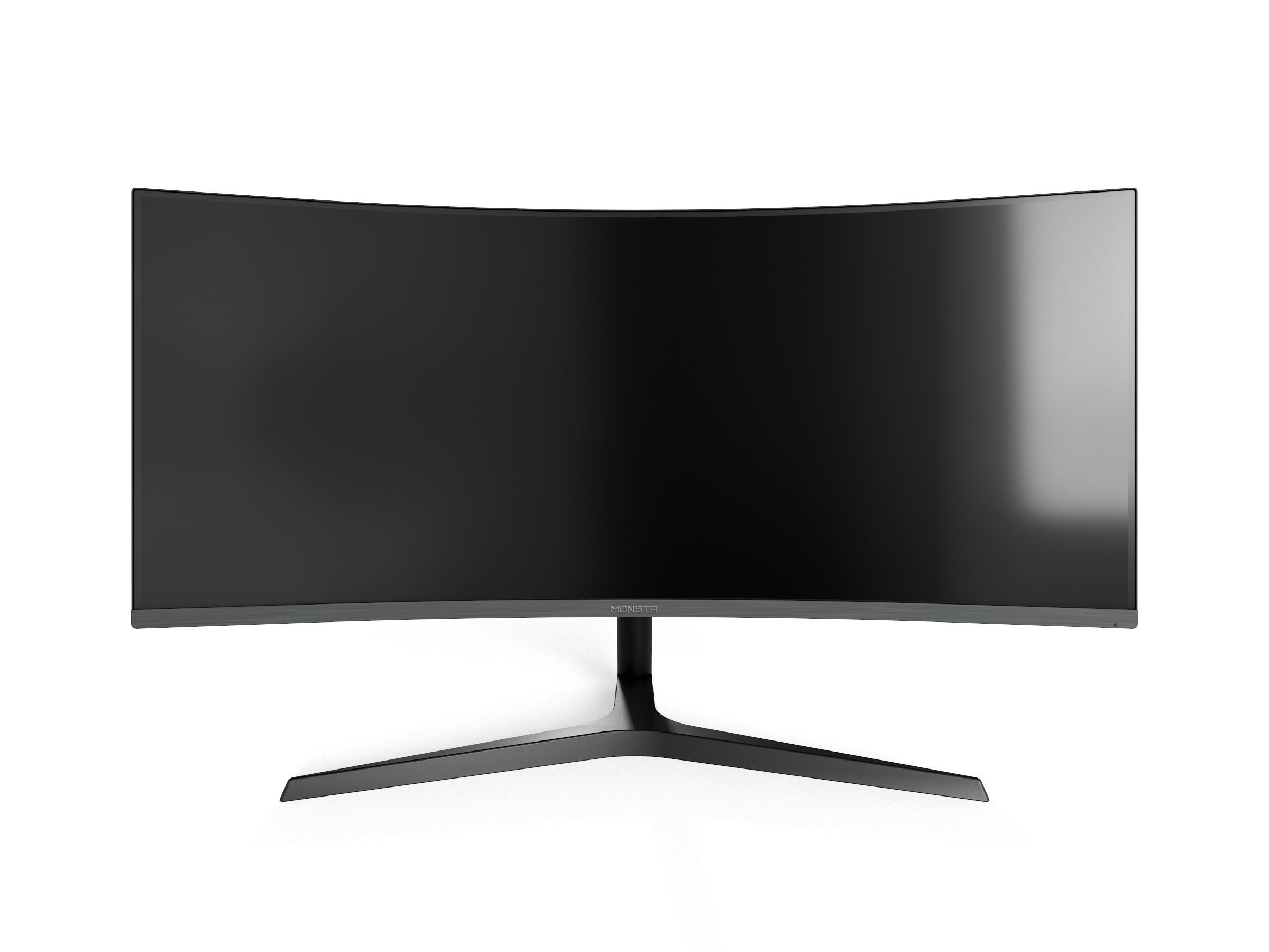 Samsung CH89WG Curved Monitor Game Asset Low-poly 3D model_4