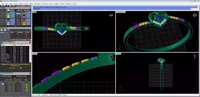 love heart diamonds bracelet
