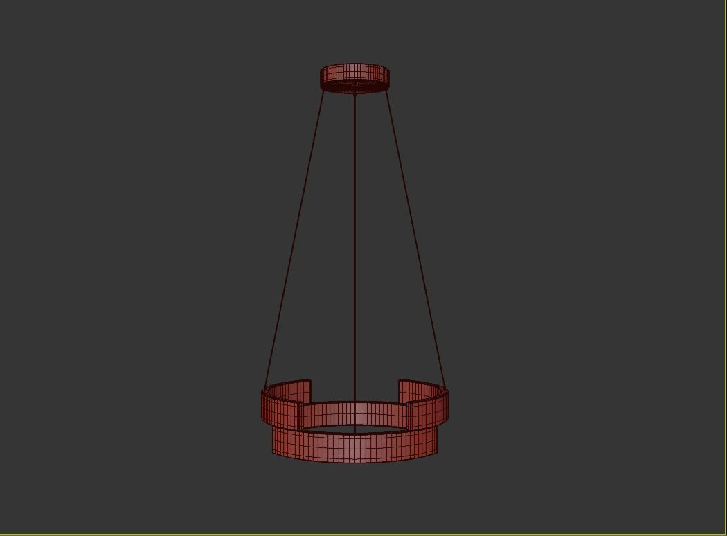 Trap LED Pendant Light-small 3D model_4