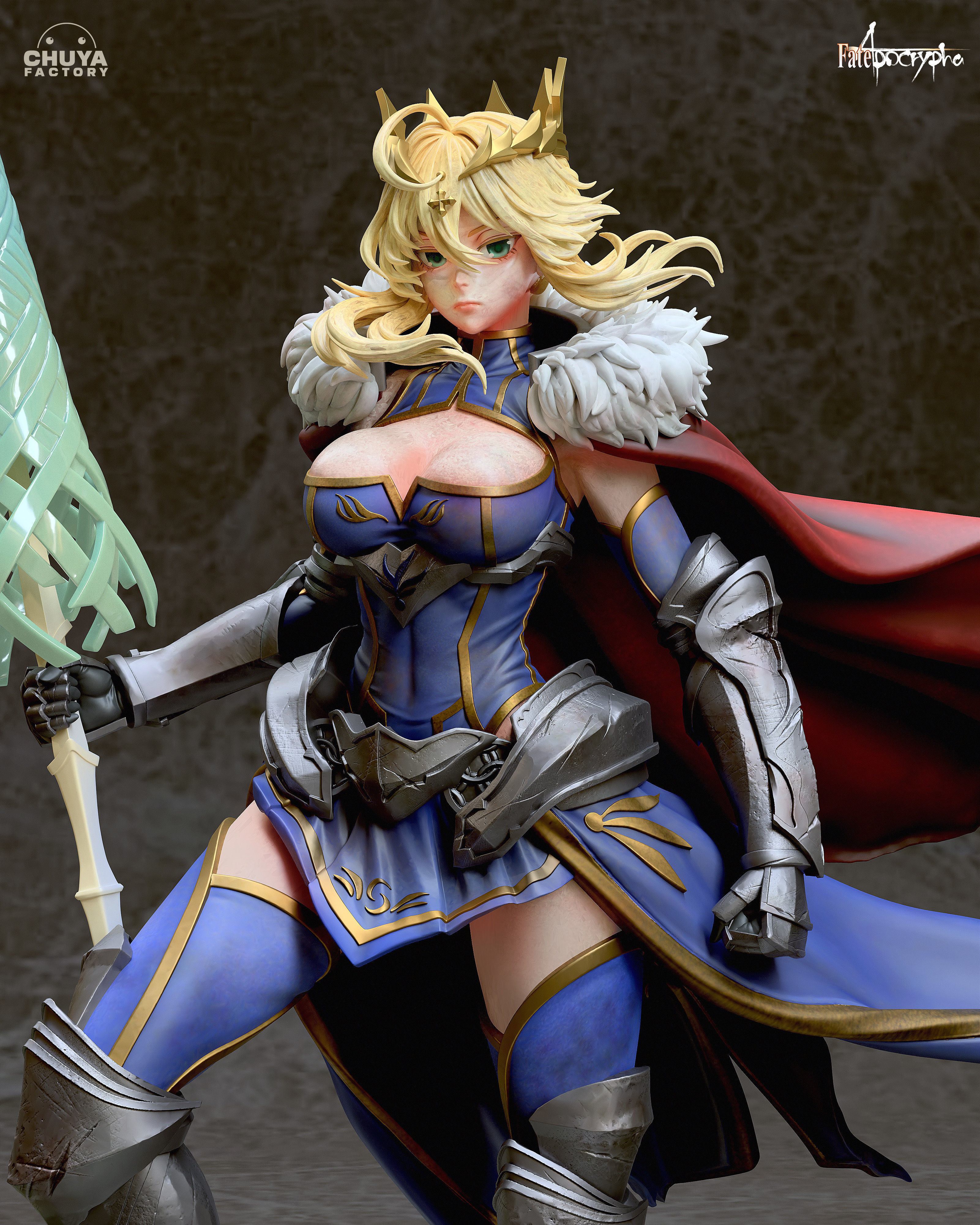 Artoria Pendragon 3D print model_4