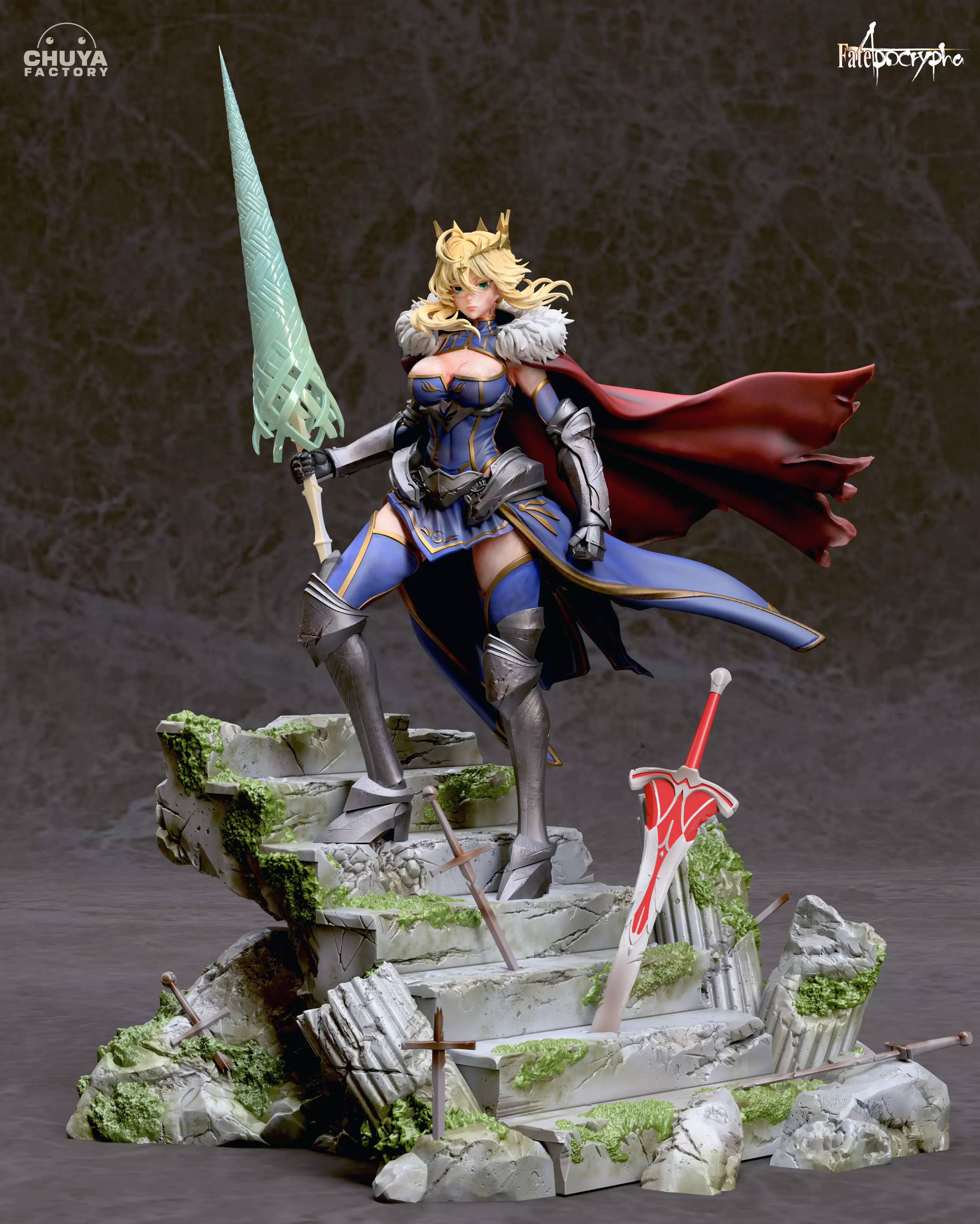 Artoria Pendragon 3D print model_0